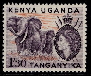 KENYA UGANDA TANGANYIKA QEII SG176, 1s 30 deep lilac & orange, NH MINT. Cat £18.