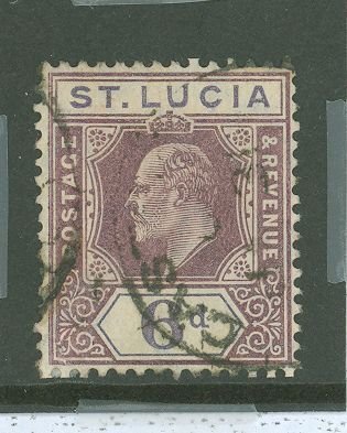 St. Lucia #54v  Single