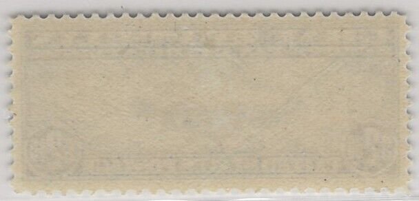 US C15 VLH VF/XF $2.60 blue Graf Zeppelin Passing Globe Zayix Stamps 0225X0003
