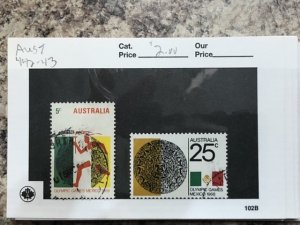 Old Australian Stamps in Stock Cards Some Mint Also Few Victoria Good Value
