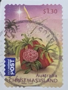 CHRISTMAS ISLANDS  2010 $1.30 SELF ADHESIVE XMAS  SG684