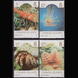 CAYMAN IS. 1990 - Scott# 562b-6b Marine Life Set of 4 NH