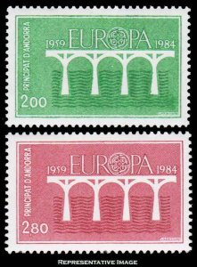 Andorra French Scott 323-324 Mint never hinged.