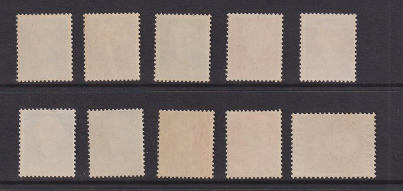 Surinam #243-252  MNH 1951  Juliana .  complete set