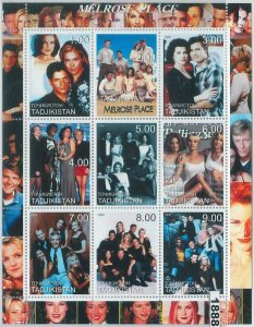 M1888 - TAJIKISTAN, 2000 MINIATURE SHEET: Melrose Place, TV Show