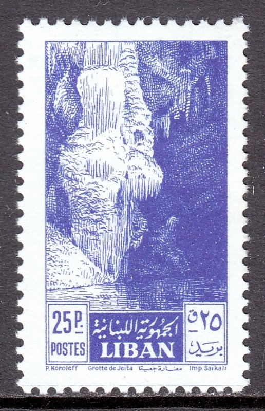 Lebanon - Scott #294 - MH - Tiny thin UL corner - SCV $4.75