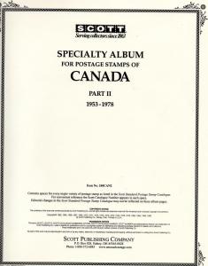 Scott Specialty Album pages for Canada part 2