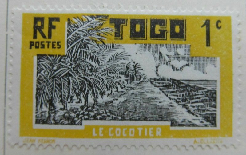 France Africa French Colony TOGO 1924-38 1c MH* A4P11F125