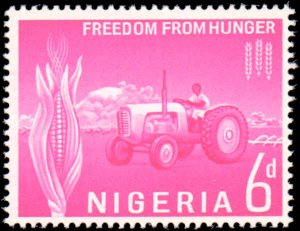 Nigeria #141-142, Complete Set(2), 1963, Food, Never Hinged