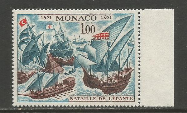 Monaco   #824  MNH  (1972)  c.v. $0.65
