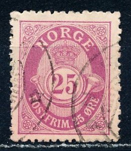 Norway #87 Single Used