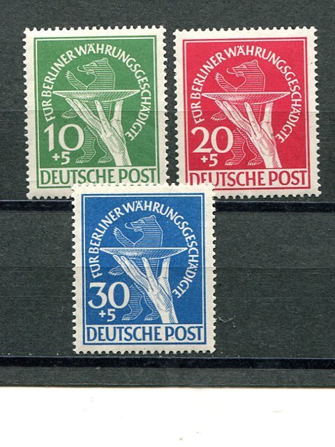 Berlin #9NB1-3  Mint VF NH - Lakeshore Philatelics