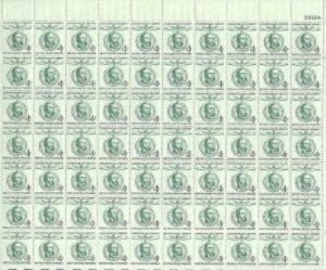 SCOTT  1117  LAJOS KOSSUTH, CHAMPION OF LIBERTY  4¢ SHEET OF 70  MNH