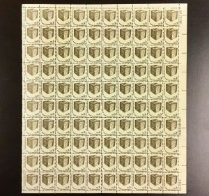 1584  To Cast a Free Ballot  Americana Issue Shiny gum  MNH 3  100 sheet  1977