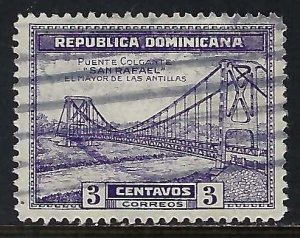 Dominican Republic 291 VFU BRIDGE X187-2