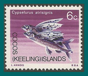 Cocos 1969 Flying Fish, MNH  13,SG13