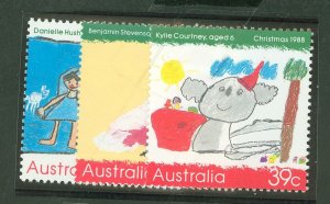 Australia  #1102-4 Mint (NH) Single (Complete Set)