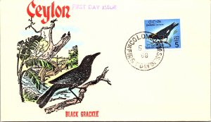 Ceylon, Worldwide First Day Cover, Birds