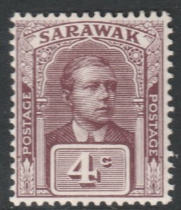 Sarawak Scott 56 - SG65, 1922 Sir Charles Vyner Brooke 4c MH*