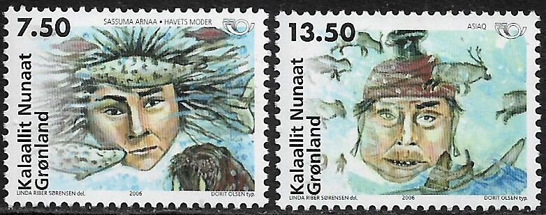 Greenland #472-3 MNH Set - Norse Mythology