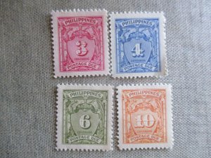 Philippines, Scott# J23-J26, MLH, OG