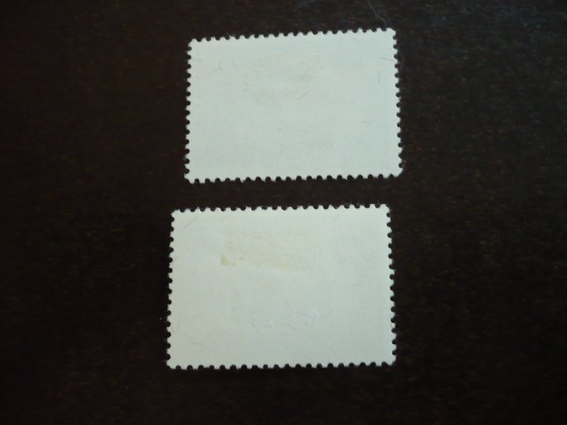 Stamps - Iceland - Scott# 340-341 - Mint Hinged Set of 2 Stamps