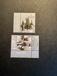 Aland Stamp# 387-8 used