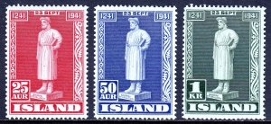 Iceland - Scott #237-239 - MH - SCV $5.70