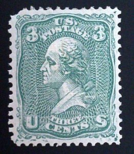 Scott #79-E25m - 3c Green - HR - Lithographic Essay - Grill Points Up
