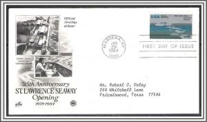 US #2091 St Lawrence Seaway FDC