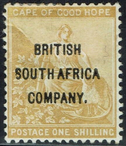 RHODESIA 1896 CAPE HOPE SEATED 1/-  