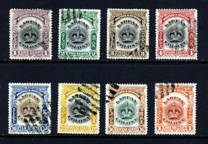 LABUAN 1902-03 Labuan Colony Part Set SG 117 to SG 128 VFU