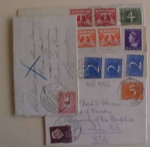 NETHERLANDS 6 TINY COVERS 1908 / 1945 4 X 3