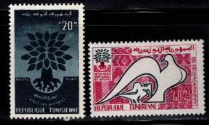 Tunis Tunisia Scott 366-367 MH* stamp set