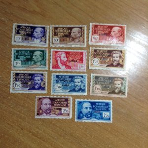 French Equatorial Africa  # 103/105-06/08-15  no gum