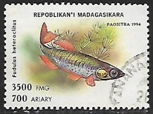 Madagascar # 1198 - Mummichog - used....(BRN30)