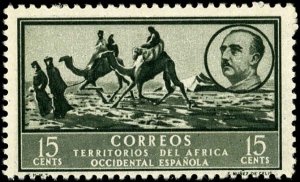 Spanish West Africa-Scott #5 VF/NH - 1950 15¢ Caravan