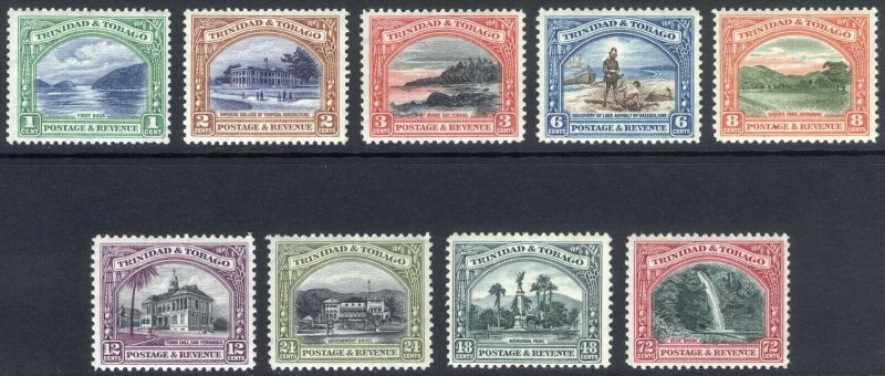 Trinidad & Tobago 1934 1c-72c Pict SG 230-238 Sc 34-52 UMM/MNH Cat £65($84)++