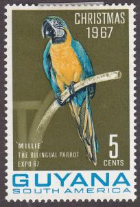 Guyana 33  Macaw Parrot 1967