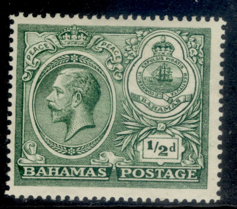 BAHAMAS GV SG110, 1d deep myrtle-green, M MINT. Cat £15. 