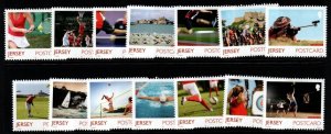 JERSEY SG1955/68 2015 ISLAND GAMES MNH 