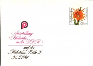 Germany D.D.R., Worldwide Postal Stationary, Flowers