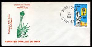 Benin 635 Statue of Liberty U/A FDC