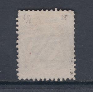 US Sc 71 used 1861 30c w/ NYFM Geometric Fancy Cancel