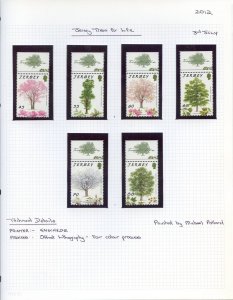 Jersey 2012 Trees for Life Set Unmounted Mint