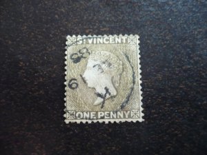 Stamps - St. Vincent - Scott# 42 - Used Part Set of 1 Stamp