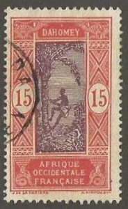 Dahomey 50, used. 1917. (D283)