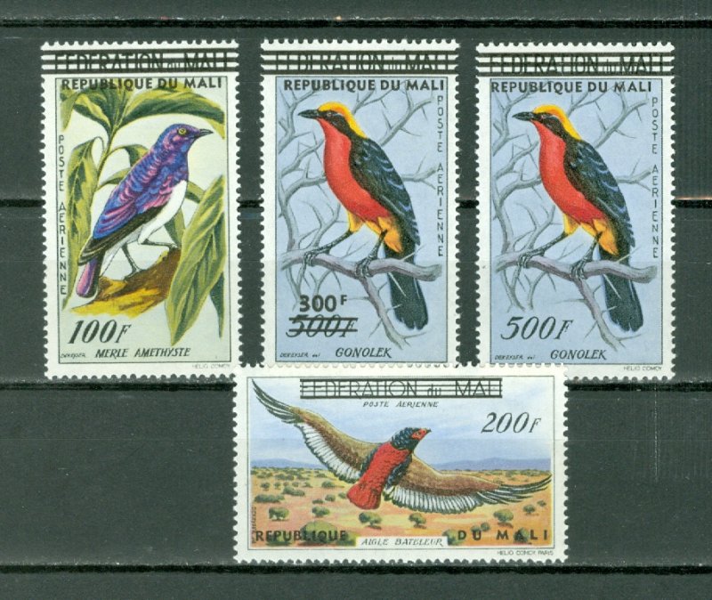MALI 1960 BIRDS #C5-8... SET...MNH...$45.00
