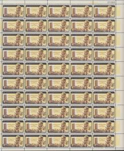 US #1204   Dag Hammarskjold Error   Full sheet of 50  MNH