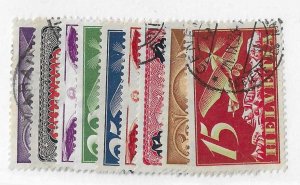 Switzerland Sc #C3-C12  set of 9 airmails  used VF